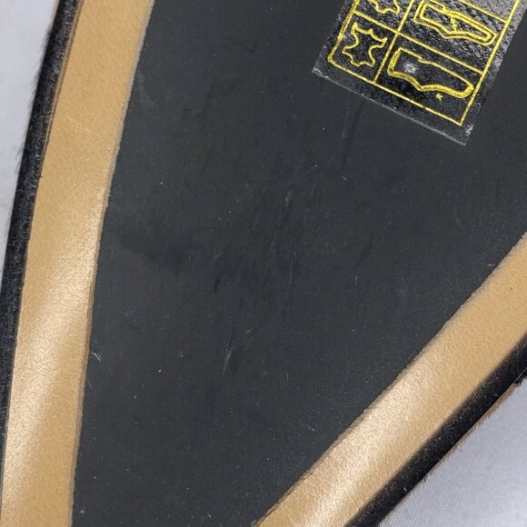 NEW DIAN. Womens Pumps Leopard Print Size 7.5 Brussel Piped Bow Low Heel - Picture 9 of 11